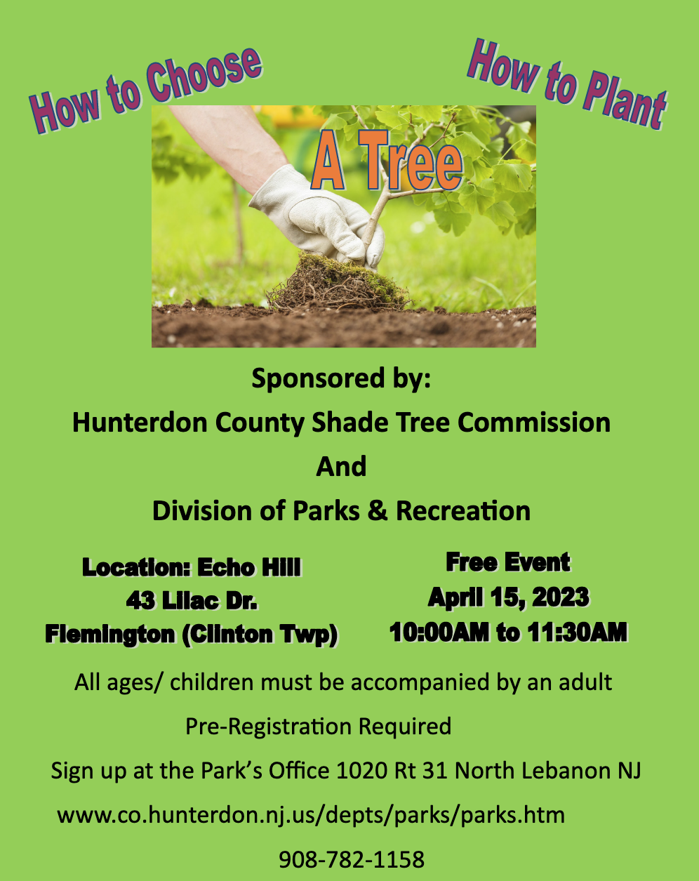 How to Choose and Plant a Tree. Township of Bethlehem